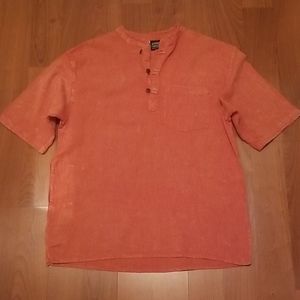 Shop Therapy mens shirt lg orange